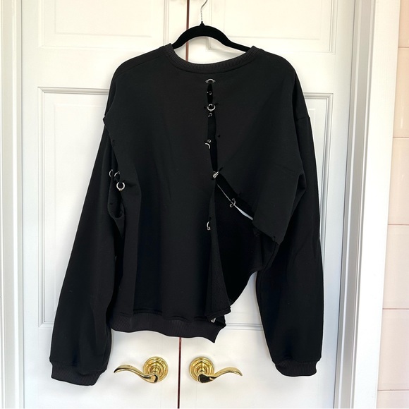 Danielle Guizio Conserve the Future Black Sweatshirt - Picture 8 of 12